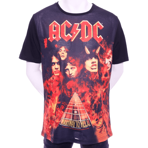 Highway To Hell Black Matte T-Shirt