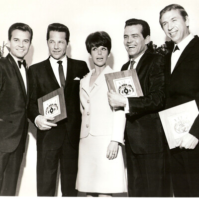 [Dick Clark, Buck Owen and more at the ACM Awards in 1966] I dont think Nashville knew about what was happening here in California, and there was a need for the Academy. - Merle Haggard 