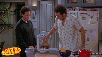 classic teakettle on the set of Seinfeld