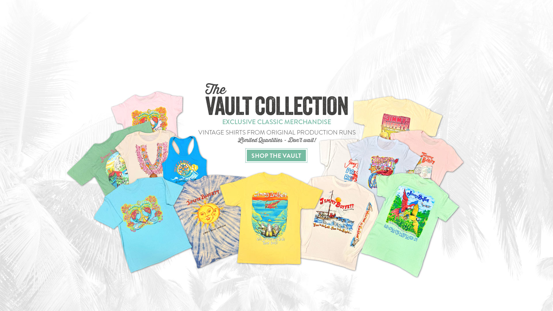 The Vault Collection - Vintage shirts from original production runs - Limited Quantities - Don't Wait! - Shop the Vault The Vault Collection - Vintage shirts from original production runs - Limited Quantities - Don't Wait! - Shop the Vault