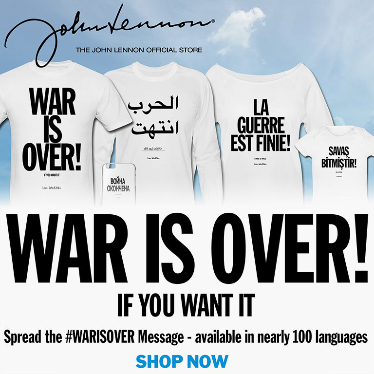 The John Lennon Official Store - War Is Over If You Want It - Shop Now