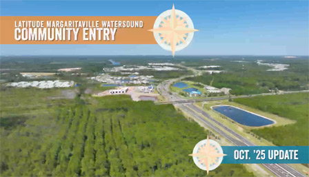 Latitude Margaritaville Watersound - Drone Video Update