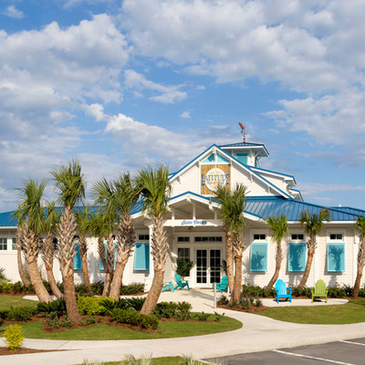 Front view of Latitude Watersound sales center building