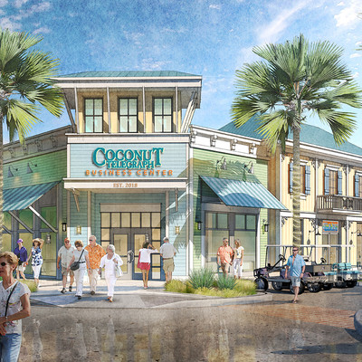 Large two-story building