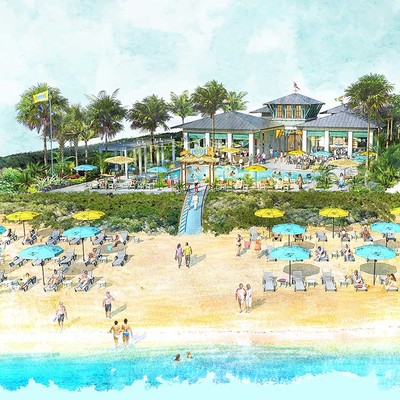 People relaxing on the beach