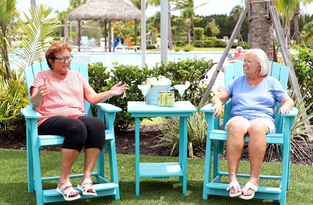 Dorothy Schackleton and Caroline Sprague