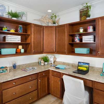 Workplace with a chair in the hobby room