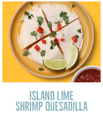 Island Lime Shrimp Quesadilla