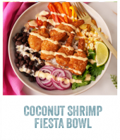 Coconut Shrimp Fiesta Bowl
