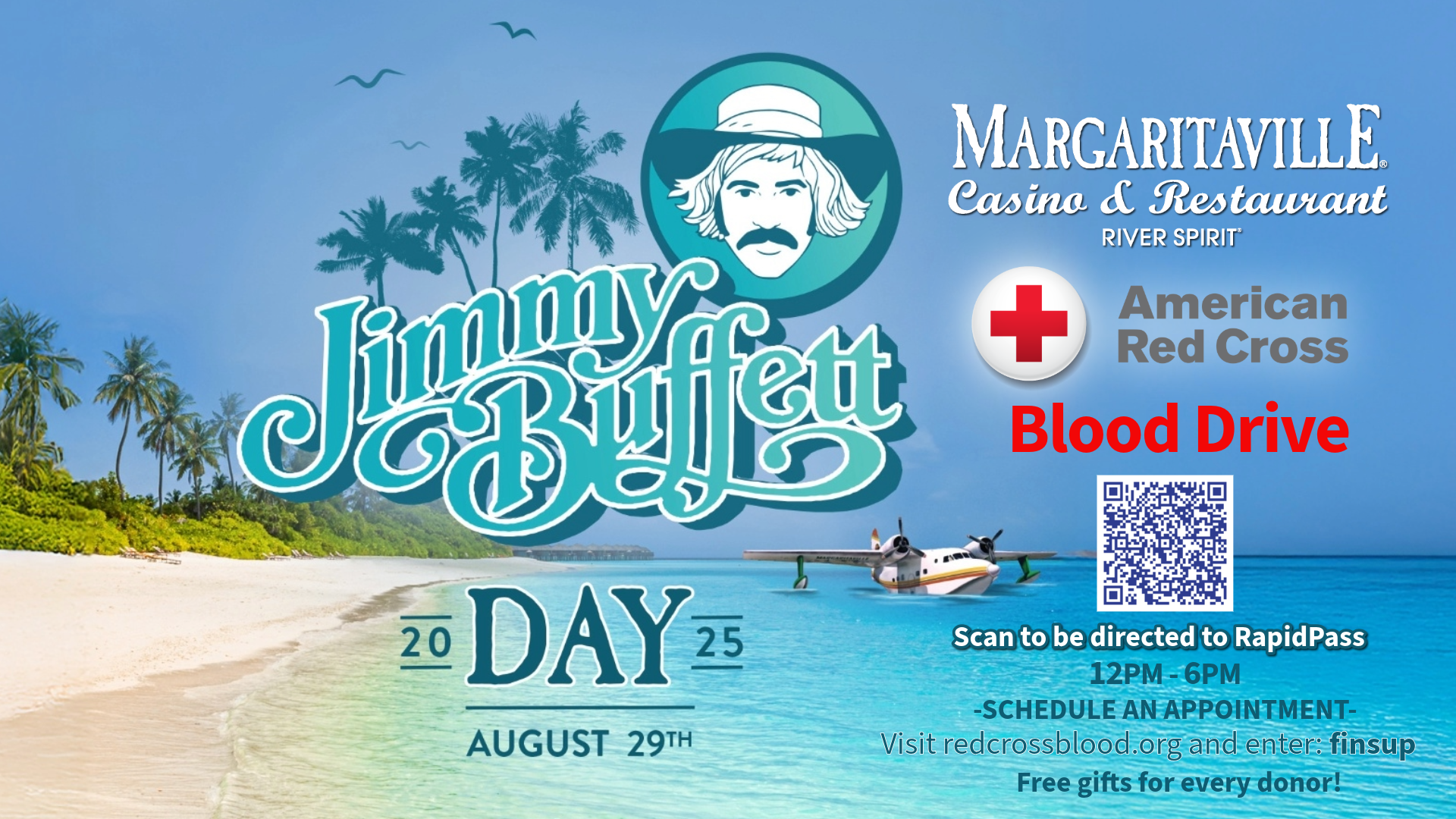 Jimmy buffett Day Blood Drive