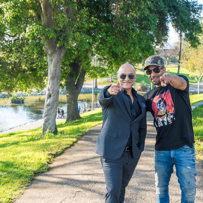 Omar and film director Erik White 