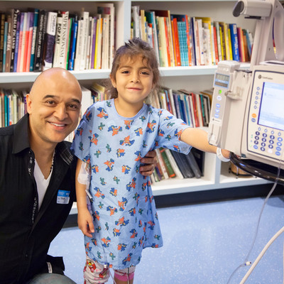 Volunteering at the Childrens Hospital in Los Angeles 