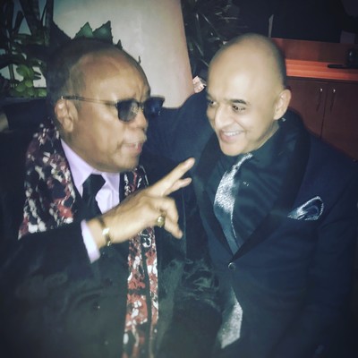 Omar and Quincy Jones 