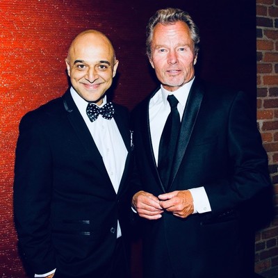 Omar and Actor John Savage 