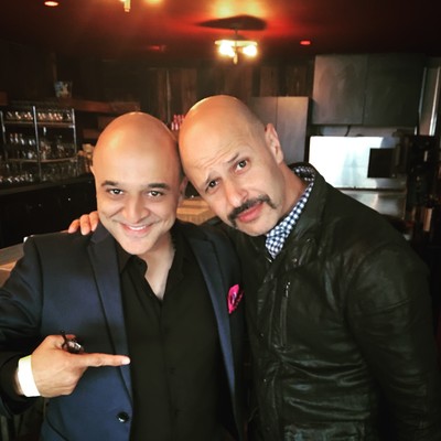 Omar and Comedian Maz Jobrani 