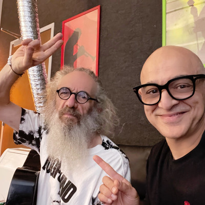 Omar with Director Tony Kaye 