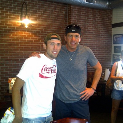 rodney atkins with a fan