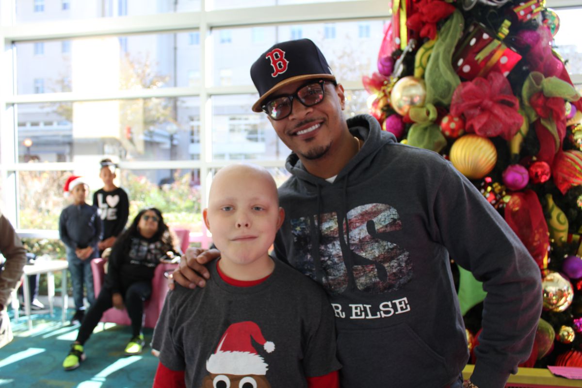T.I. Brings Joy To Patients in Atlanta