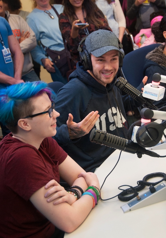 Liam Payne Tells 'Dad Jokes' At Seacrest Studios Boston
