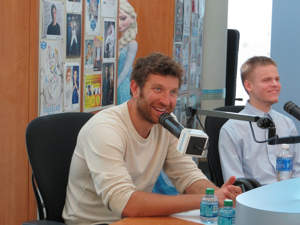 Brett Eldredge Duets With Patient At Seacrest Studios
