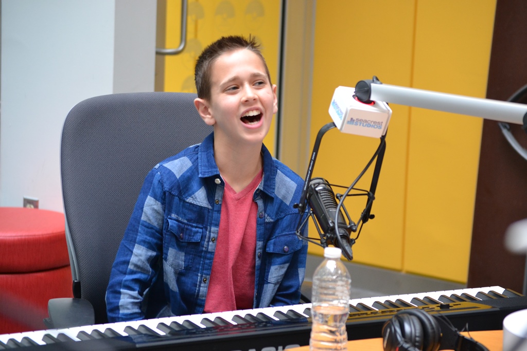 Singer-Songwriter Tyler Miller Visits Seacrest Studios In Philadelphia