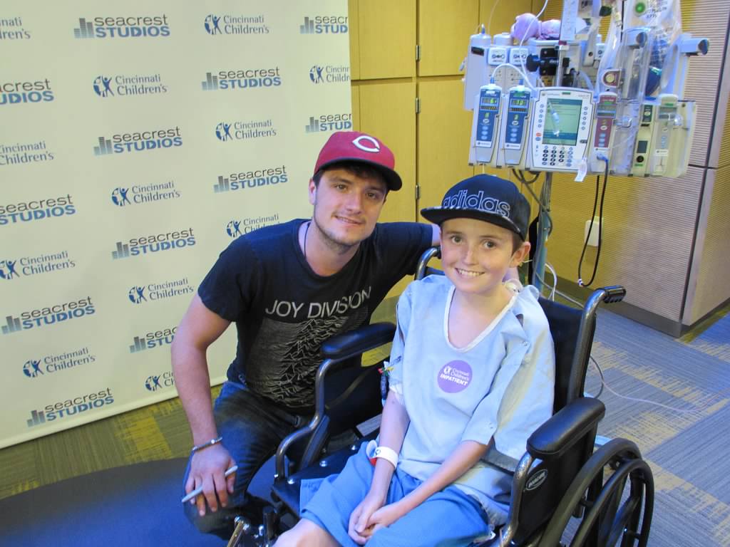 Josh Hutcherson Makes an All Star Visit to Seacrest Studios