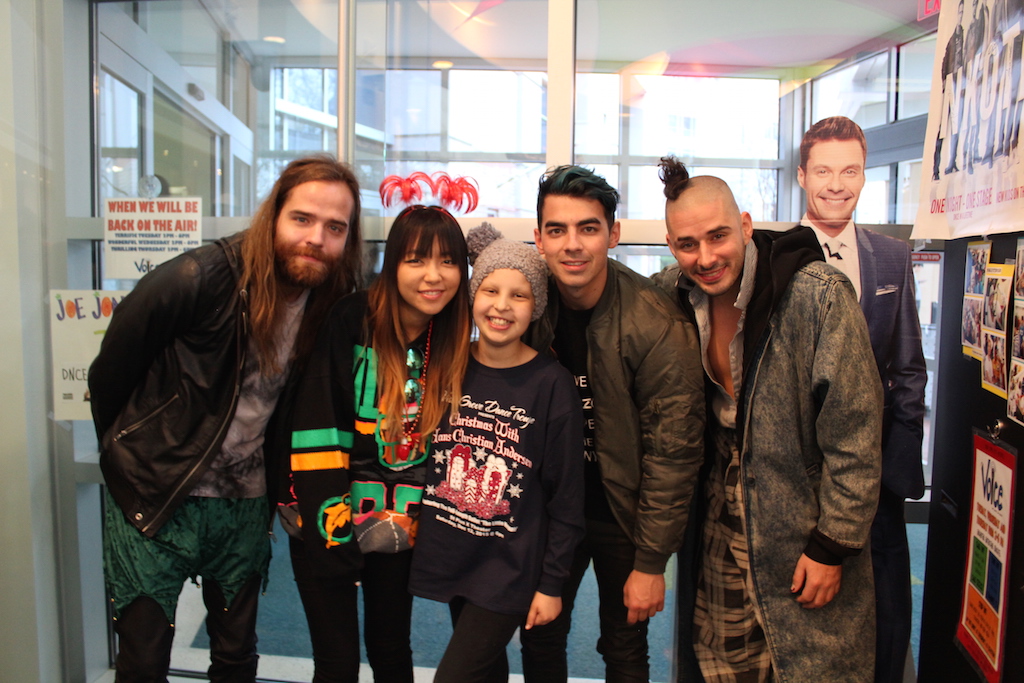 DNCE Visits Patients At Seacrest Studios Atlanta