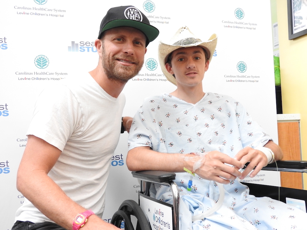 Patients at Seacrest Studios Charlotte Interview Dierks Bentley!