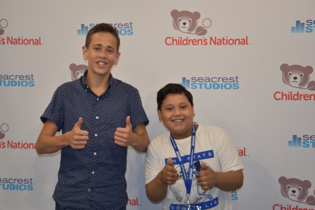 Tyler Miller Sings For Patients In Seacrest Studios Washington D.C.