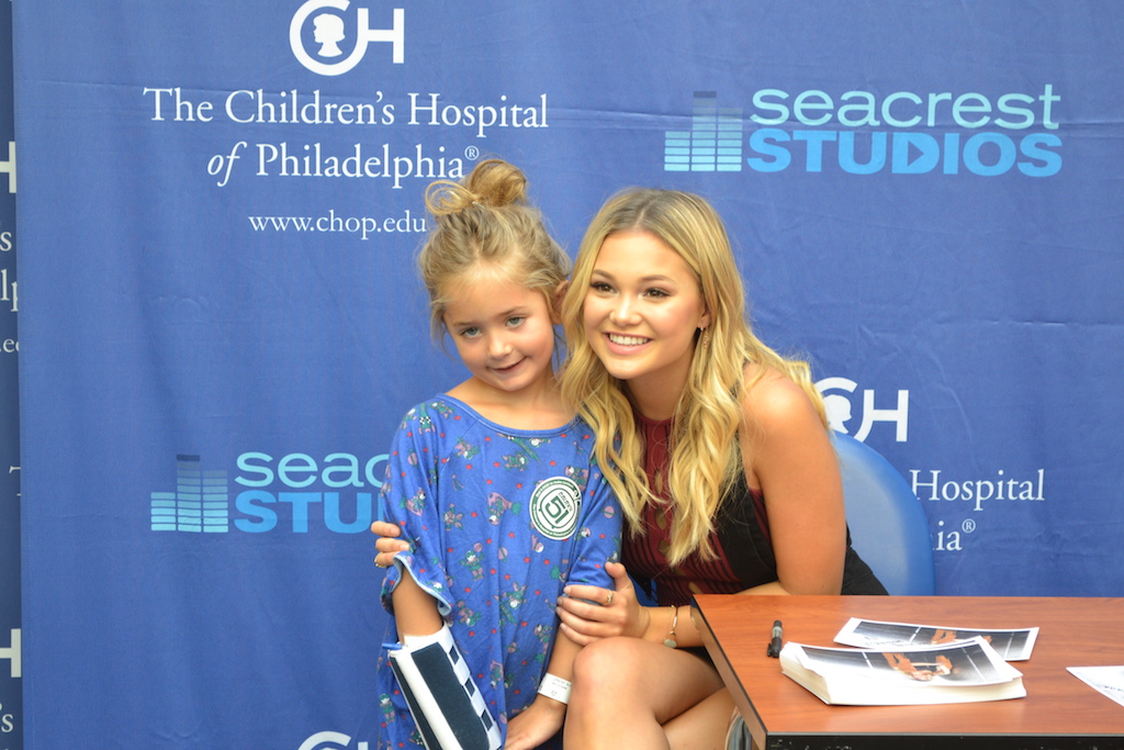 Olivia Holt Sings Her Song "Phoenix" At Seacrest Studios Philadelphia