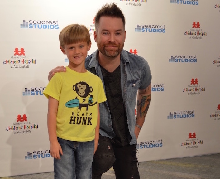 David Cook Plays Games With Patients In Seacrest Studios Nashville