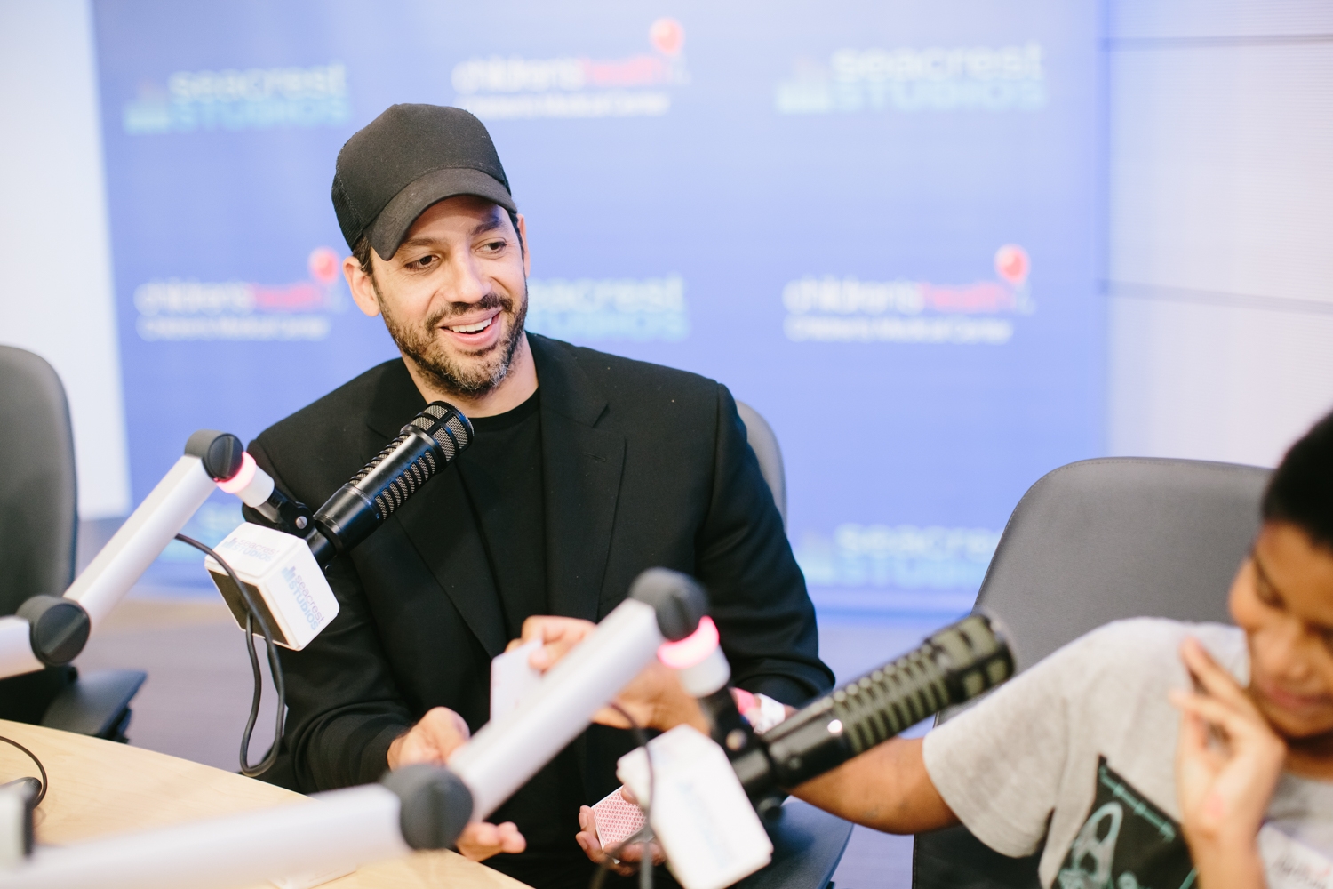 David Blaine Wows Seacrest Studios with Magic Show