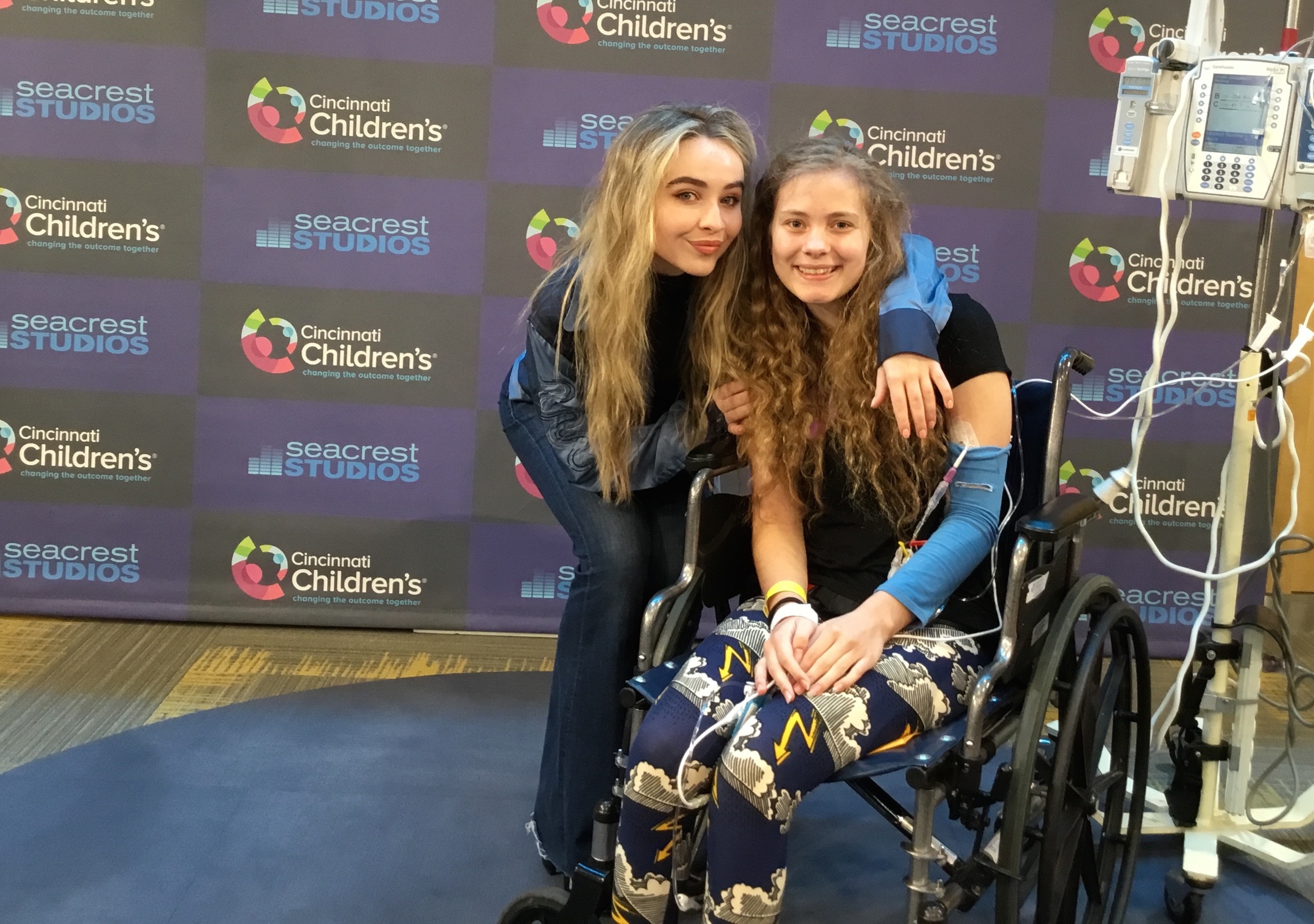 Sabrina Carpenter Performs Her Newest Song "Why" at Cincinnati Children's Hospital!