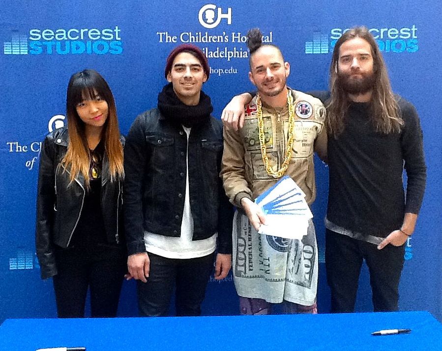 DNCE Interviewed By Patients At Seacrest Studios Philadelphia