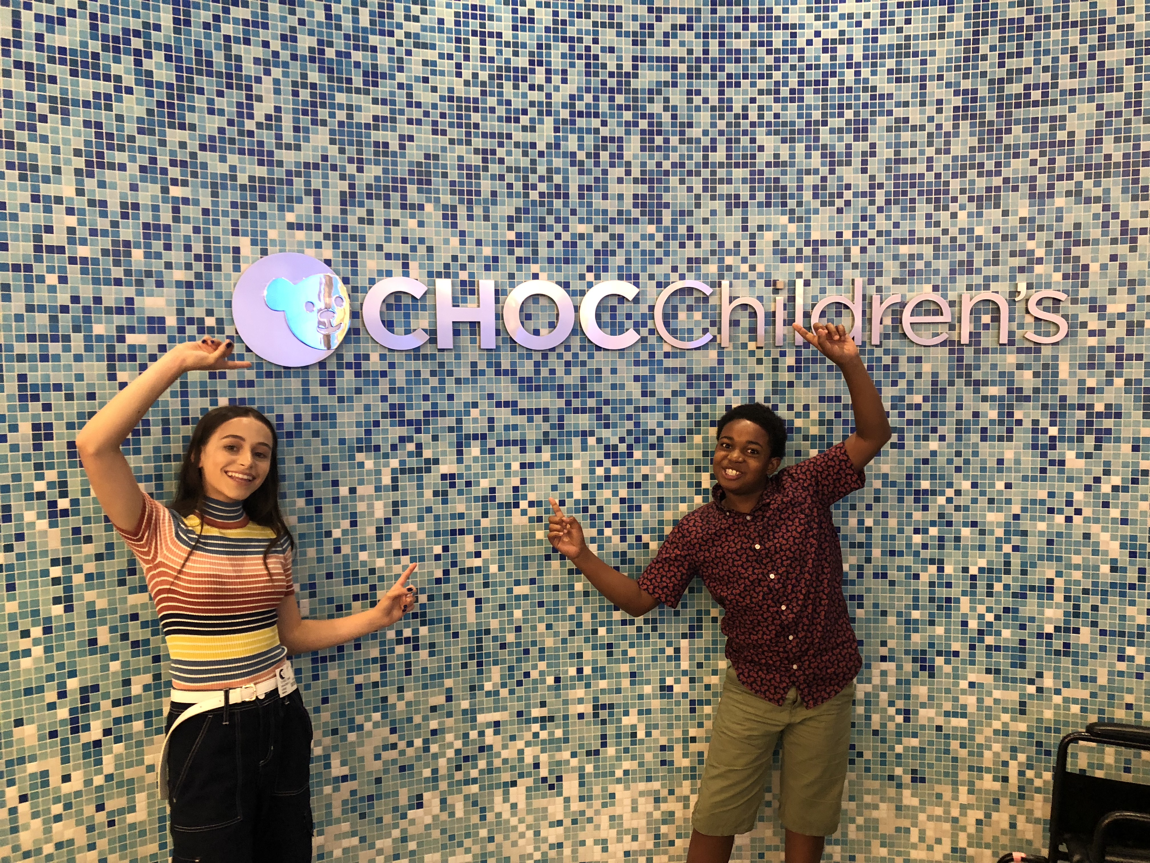 Issac Brown and Sky Katz Bring Laughter to Kids at CHOC Children’s!