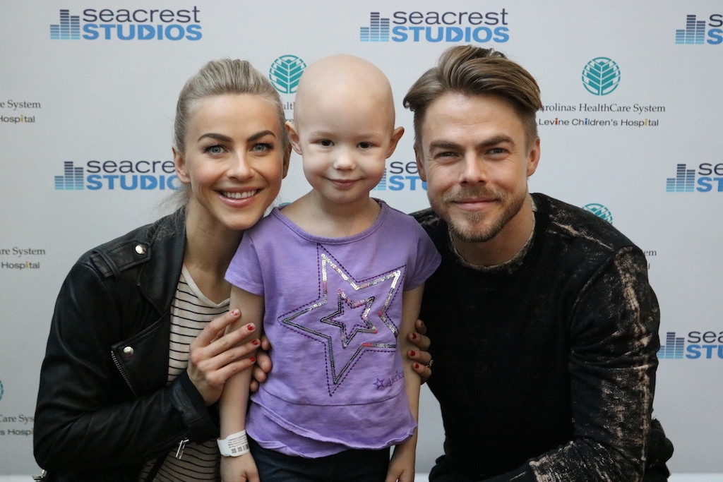 Julianne & Derek Hough Dance With Patients All Around Seacrest Studios Charlotte!