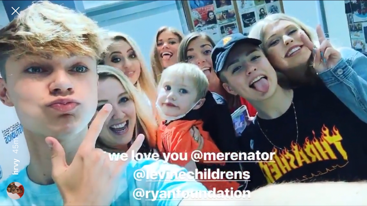 Loren Gray, Harvey Cantrell & Tyler Brown Stars Visit Seacrest Studios Charlotte