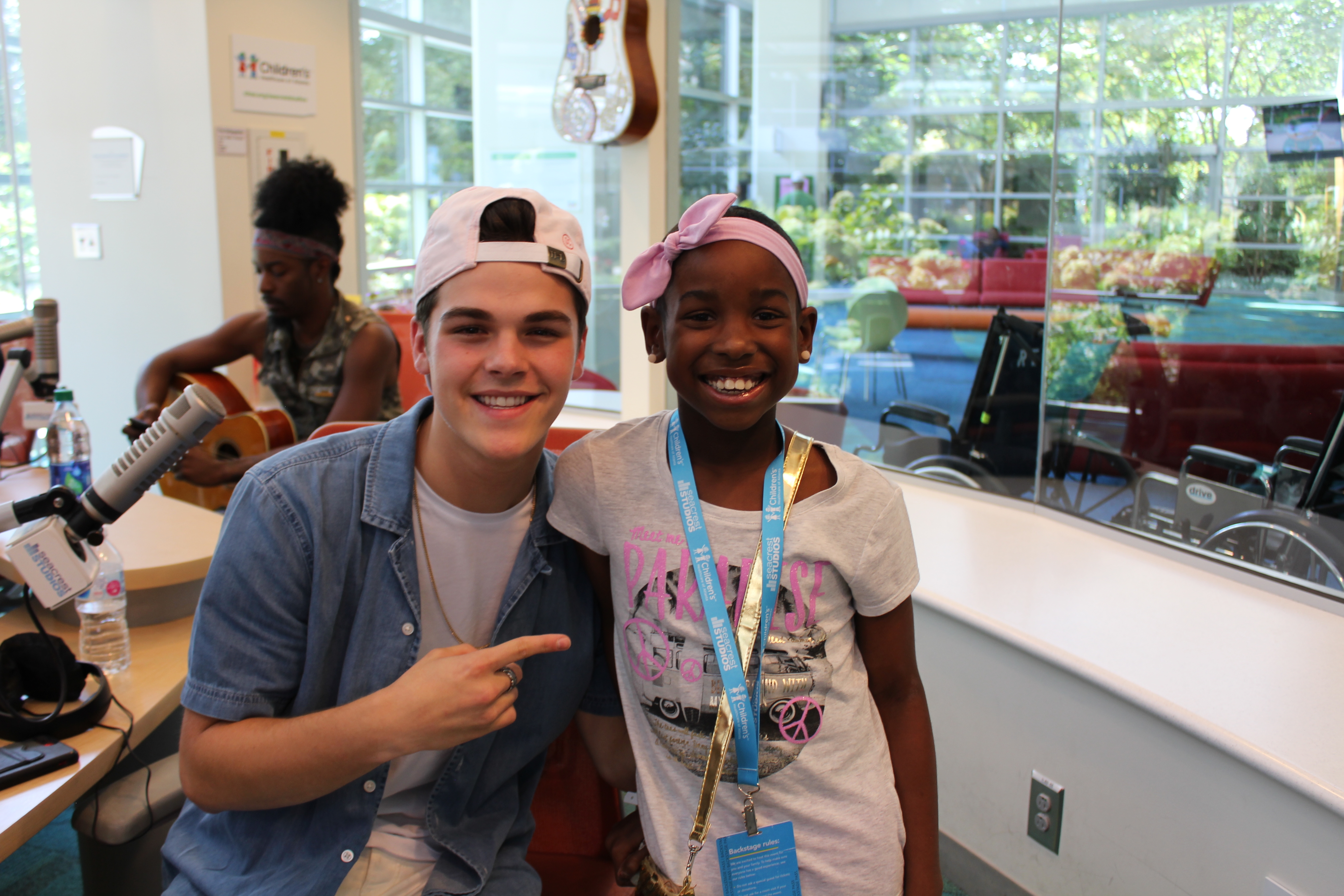 AJ Mitchell Performs for Patients at Children's Healthcare of Atlanta