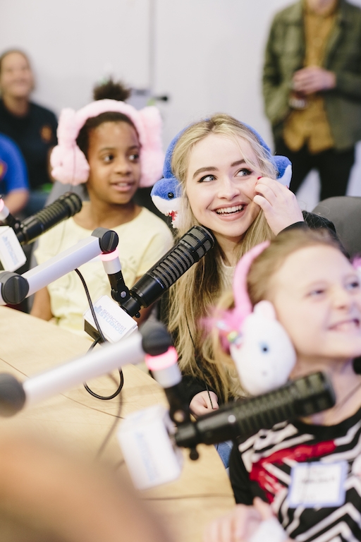 Sabrina Carpenter Performs 'On Purpose' For Patients At Seacrest Studios Dallas