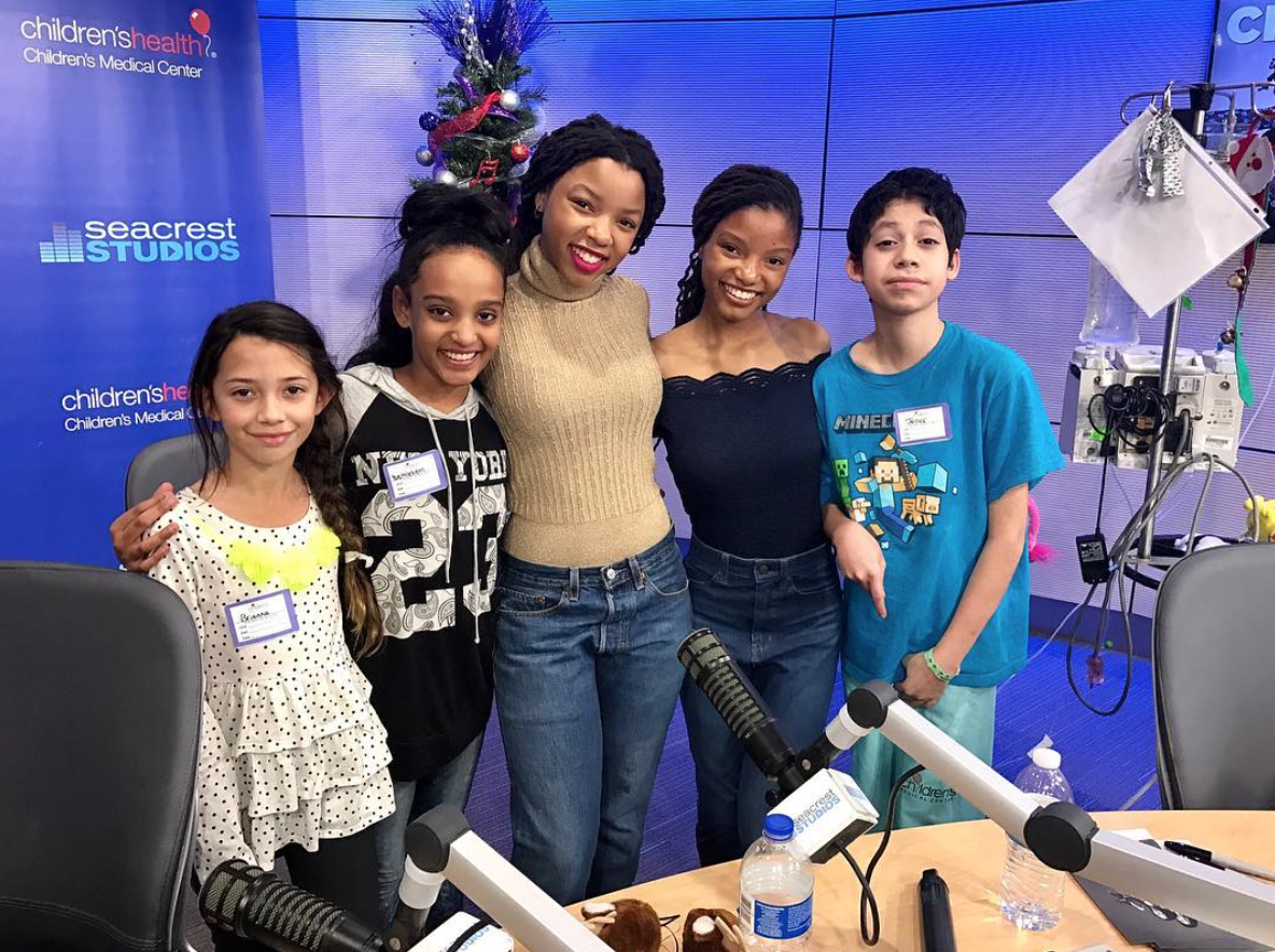 Chloe x Halle Brightens The Day At Seacrest Studios Dallas