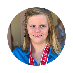 Megan Bell, Area 4 Athlete since 2000 with a passion for health and fitness.  Megans leadership advice: Treat each other with respect and kindness.  