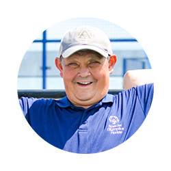 Patrick Rosser, Area 1 Athlete since 1993 with a passion for fundraising.  Patricks leadership advice:  Never give up on your dreams and reach for the stars and train hard.