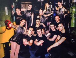 Cast Posed Backstage 