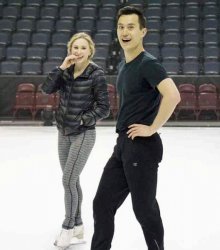 Joannie Rochette and Patrick Chan 