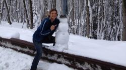 JZ and Snowman in Washington