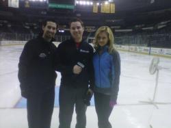 Tanith and Ben at Media Day! 