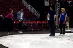 Tanith & Ben show Evan 