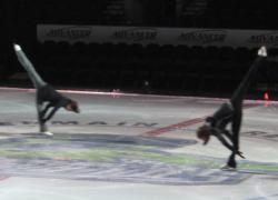 Putting the final touches on the show! 