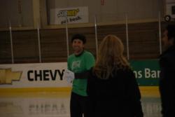 Mike Weiss at rehearsals 