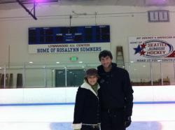Evan Lysacek and Rosalynn Sumners 